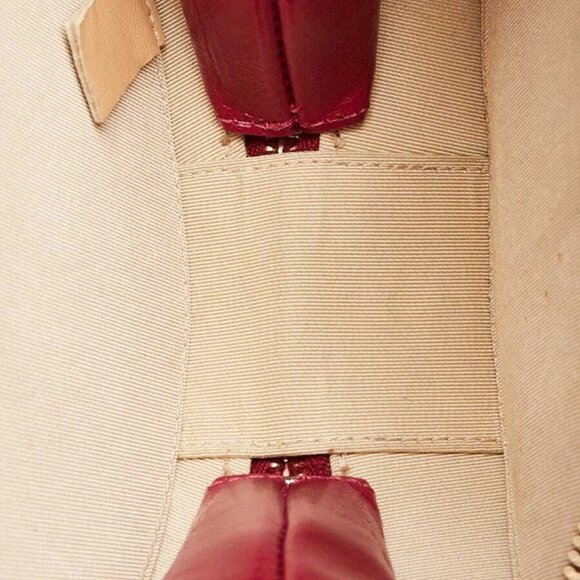 Chanel Red Calfskin Leather Round As Earth Bag - Picture 8 of 12